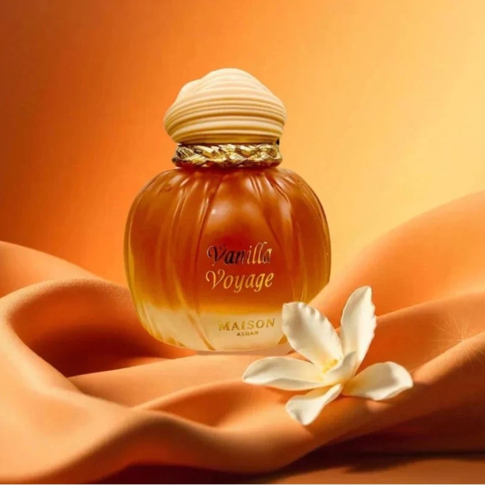 Maison Asrar Vanilla Voyage Body Fragrance - Amber & Cream